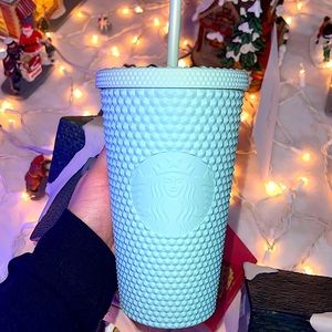 🌟Starbucks Studded Matte Mint Holiday 2021 Tumbler cup Grande